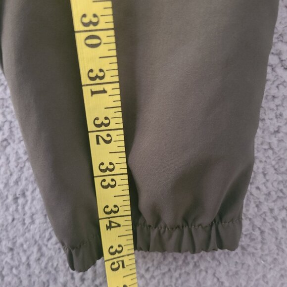 The North Face Green camp fleece jogger sweatpants  with pockets Size 10-12 - Picture 8 of 8